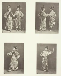 Acteurs, Oud Huwelijkskostuum, Acteurs, Oud Huwelijkskostuum, Oude Kostuums, ca. 1868