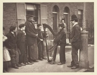 Italiaanse straatmuzikanten, 1881