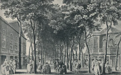 Maatschappij in de Marylebone-tuinen