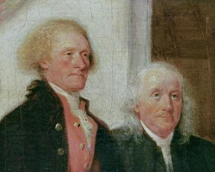 Het Opstellen van de Onafhankelijkheidsverklaring, 28 juni 1776 (detail)