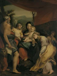 Madonna met Kind en de heiligen Hiëronymus en Maria Magdalena