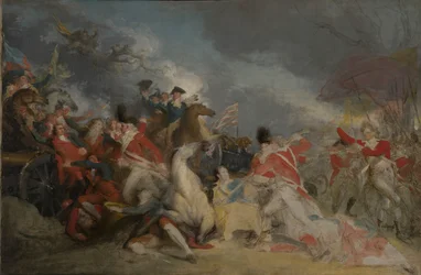De dood van generaal Mercer bij de Slag om Princeton, 3 januari 1777 (onvoltooide versie)