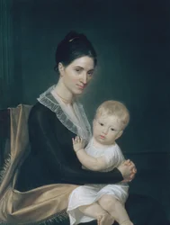 Mevrouw Marinus Willett en Haar Zoon Marinus, Jr., ca. 1802