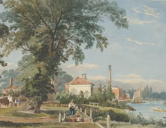 Op de Theems bij Hammersmith, ca. 1836