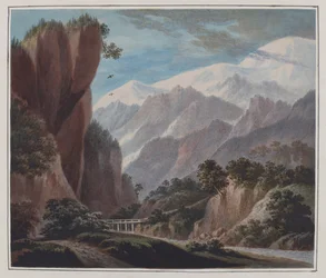 Opstijgend uit de Vallei van Sallanches naar Chamonix, c.1781