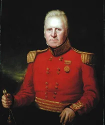 Portret van Sir David Baird met de Honorable East India Company Gouden Medaille van de Egyptische Campagne van 1801