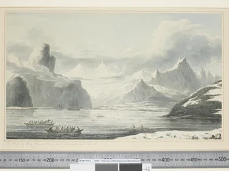 F.25 Een uitzicht op Snug Corner Cove, in Prince William
