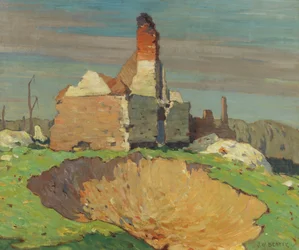 Een granaatgat, 1914-19