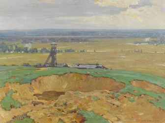 Lievin vanaf Vimy Ridge, 1914-19