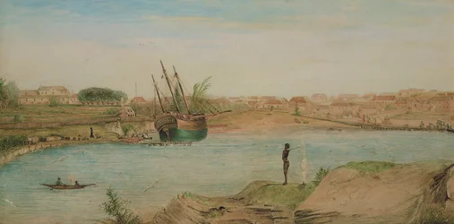 Sydney Cove, hoofd van de baai, 1808