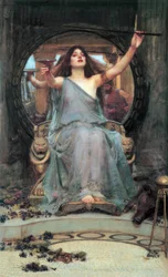 Circe biedt Odysseus de beker aan