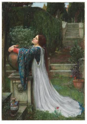 Isabella en de pot basilicum, 1907