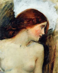 Studie voor het hoofd van Echo, c.1903