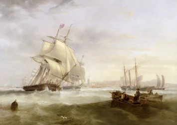 Schepen bij Hartlepool