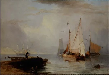 Visscène in het Noorden van Engeland