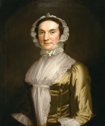 Portret van mevrouw Richard Nicholls
