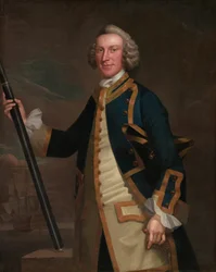 Portret van een marineofficier