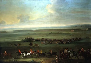 De startpost in Newmarket
