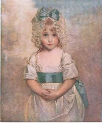 Charlotte Augusta Papendier op vijfjarige leeftijd, Bibbys Annual, 1916-17