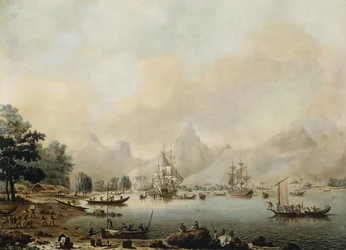 Gezicht op Moorea