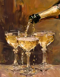Golden Champagne Voor