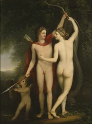 Venus, Adonis en Cupido