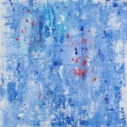 Levendig blauw abstract