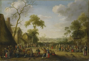 Dorpsscène, 1637