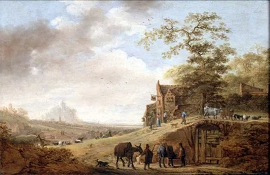 Een Pastoraal Landschap (paneel)