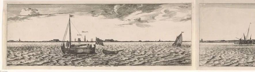Gezicht op de noordzijde van de Maas