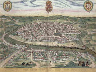 Kaart van Sevilla, uit 