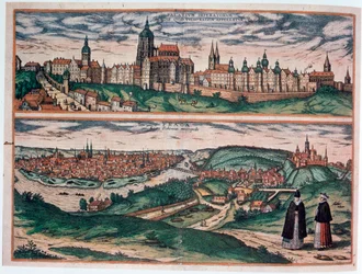 Uitzicht op Praag, ca. 1572