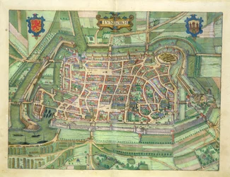 kaart van Luneburg, uit 