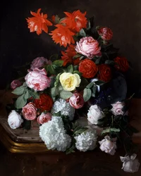 Stilleven van bloemen