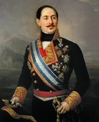 Portret van Francisco Serrano y Dominguez (1810-1885), Spaanse soldaat en politicus, leider van de Liberale Unie, president van de eerste republiek in 1874