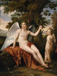 Goddelijke liefde en profane liefde.