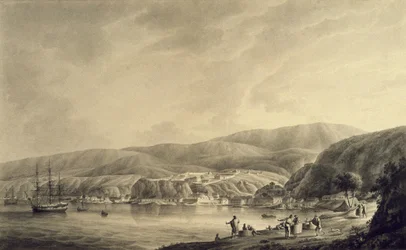 MALASPINA, Alejandro (1754-1809). Italiaans-Spaans navigator en ontdekkingsreiziger.; POZO, Jose del (18e eeuw). Detail. Tekening. SPANJE. MADRID (AUTONOME GEMEENSCHAP). Madrid. Marine Museum