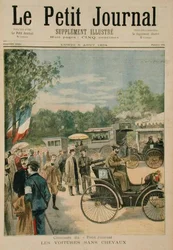 De Paardloze Koetsen, voorpagina van Le Petit Journal