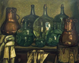 Stilleven met fles. 1927