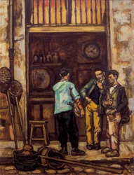 De taverne van Santander (Spanje) 1944-1945