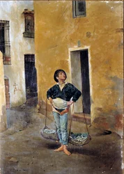 Kopie van de Cenachero door Talavera,19e eeuw (schilderij)