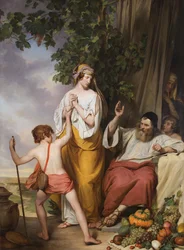 Abraham wijst Hagar en Ismaël af