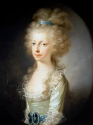 Portret van Aartshertogin Maria Clementina van Oostenrijk 1777-1801, 1796