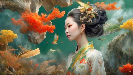 Droomachtige scène Chinees 05