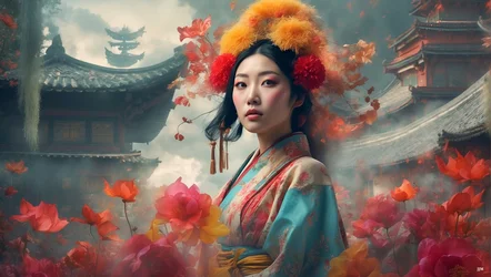 Droomachtige scène Japans 05