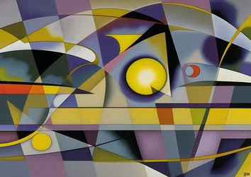 abstract: zilver-gele curve 9