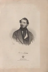 Portret van de operazanger Napoleone Moriani 1808-1878, 1840