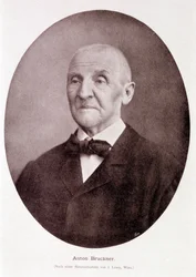 Oostenrijkse componist en organist Anton Bruckner (1824 - 1896)