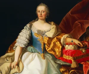 Portret van Maria Theresia van Oostenrijk