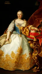 Portret van Maria Theresia van Oostenrijk